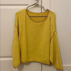 Yellow sweater